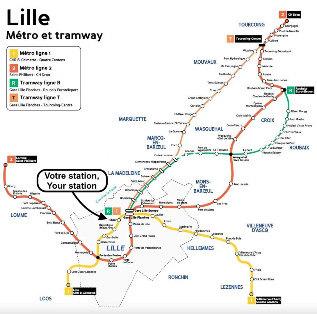 Appartamento Duplex In The Heart Of Old Lille Terrace + Parking Esterno foto